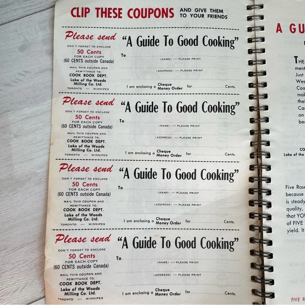 Collection of vintage recipe cookbooks “Five Roses” “Newfoundland Recipes” etc - Picture 3 of 4